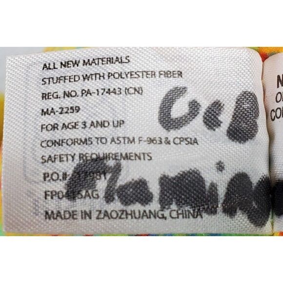 Fiesta Pink Flamingo Plush Colorful Rainbow Long Legs Stuffed Animal Novelty 20" - Picture 9 of 11